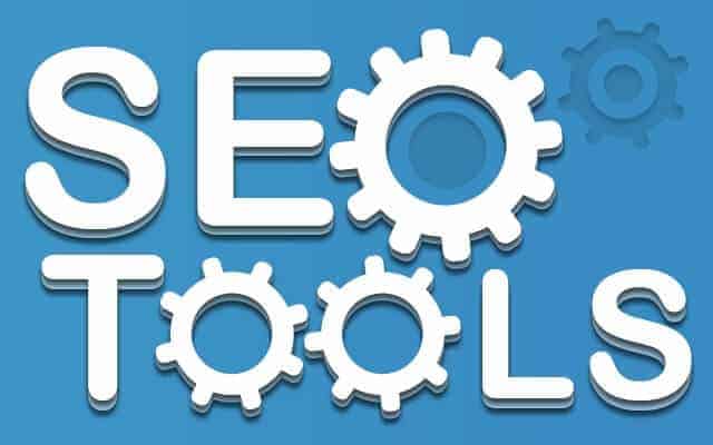 illustration of the words "seo tools"