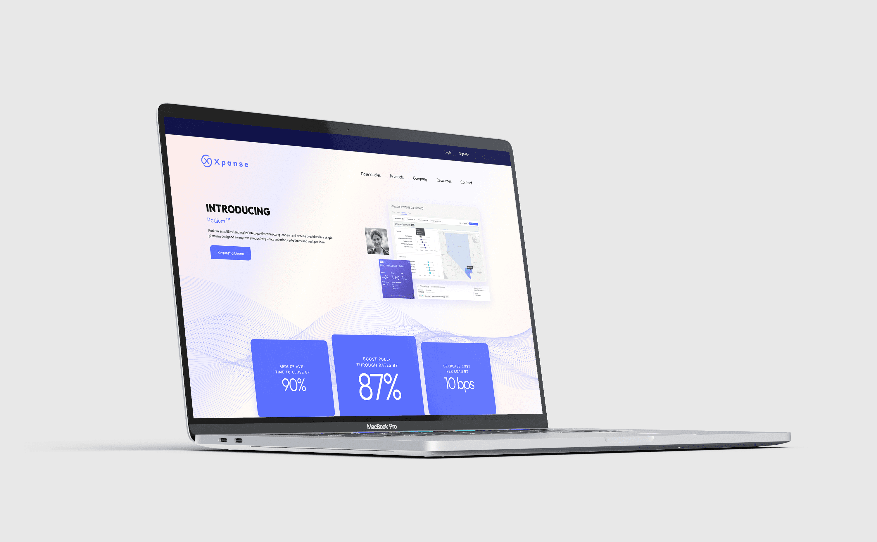 laptop featuring a website